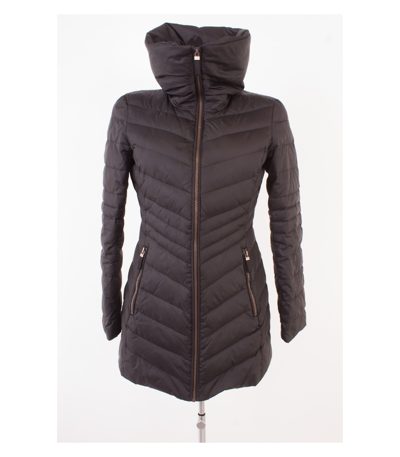 ANDREW MARC NEW YORK Damen Mantel Daunenmantel Daunenjacke Gr. S Braun