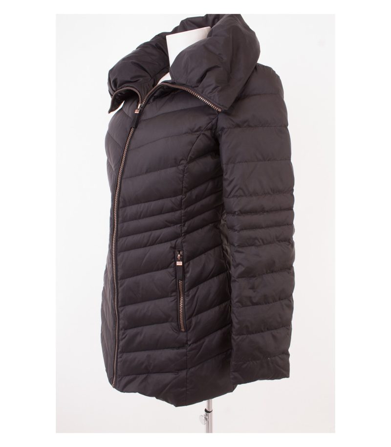 ANDREW MARC NEW YORK Damen Mantel Daunenmantel Daunenjacke Gr. S Braun – Foto 4