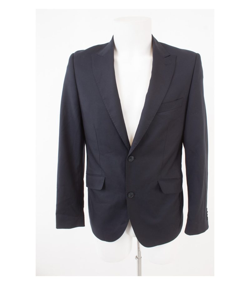 FERAUD Herren Business Sakko Gr. UK/US 38 102 cm (EU 48) Reine Blau Wolle – Foto 1