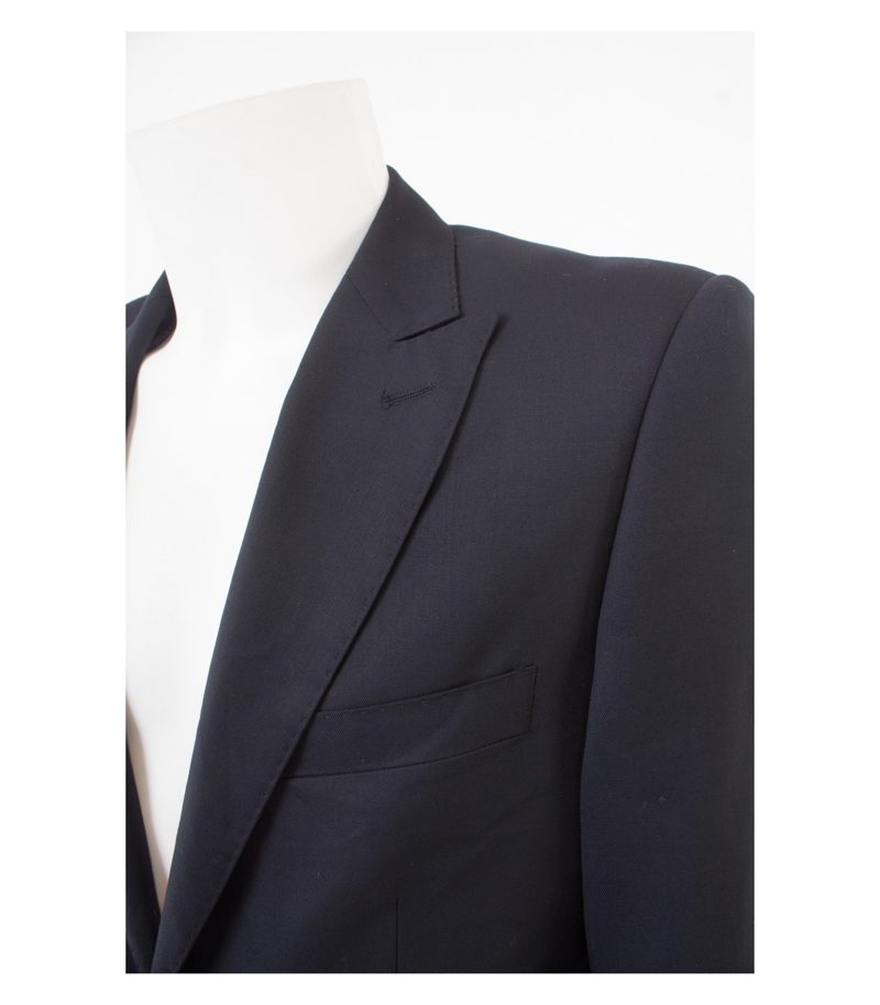 FERAUD Herren Business Sakko Gr. UK/US 38 102 cm (EU 48) Reine Blau Wolle – Foto 4