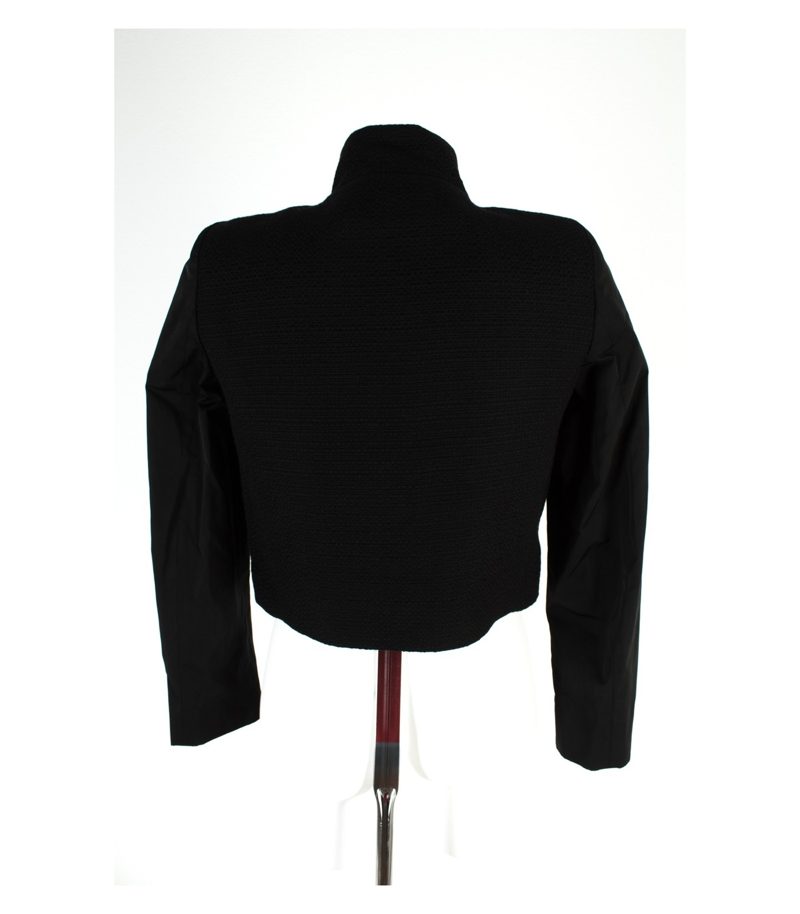 COS Damen Jacke Casual Gr. 36 Baumwolle-Wolle Kurzejacke Schwarz – Foto 3
