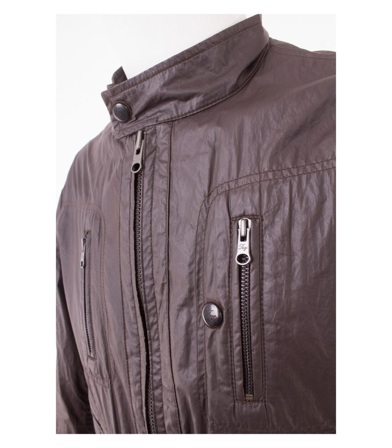 Fay Herren Leichte Sommer-Übergangsjacke Gr. M Braun – Foto 5