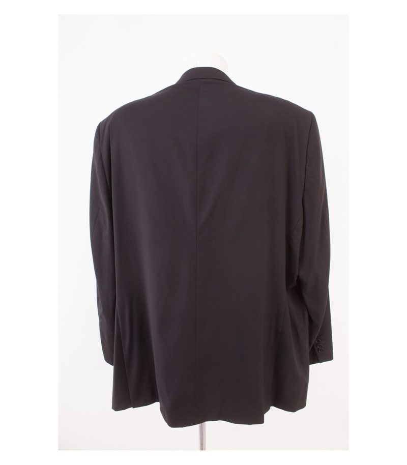 BALMAIN Herren Sakko Gr. 74 R Drop 7 Reine Super 120´S Schwarz Wolle – Foto 2