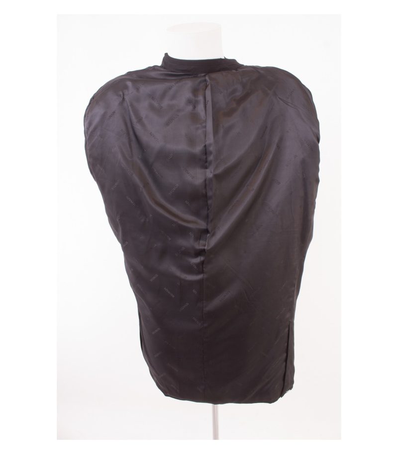 BALMAIN Herren Sakko Gr. 74 R Drop 7 Reine Super 120´S Schwarz Wolle – Foto 4