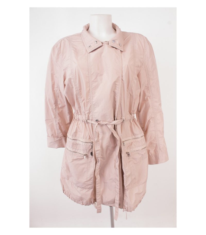 MARCCAIN Damen Mantel Sommermantel Wasserabweisend Gr. N3 (DE 38) Beigerosa – Foto 2