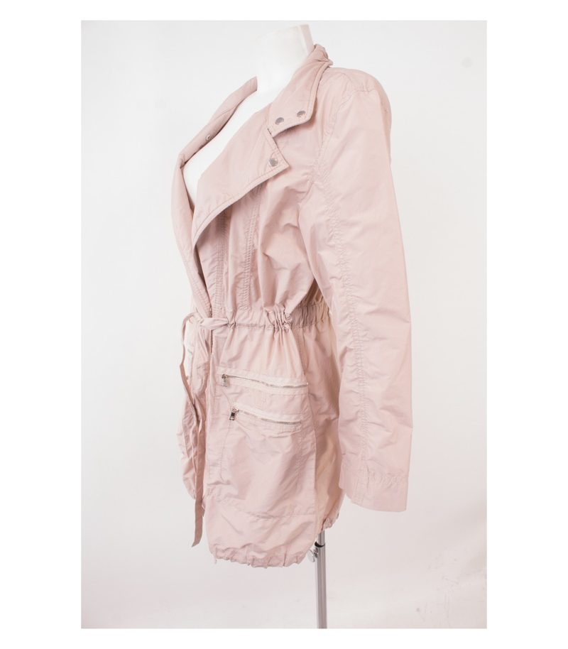 MARCCAIN Damen Mantel Sommermantel Wasserabweisend Gr. N3 (DE 38) Beigerosa – Foto 4
