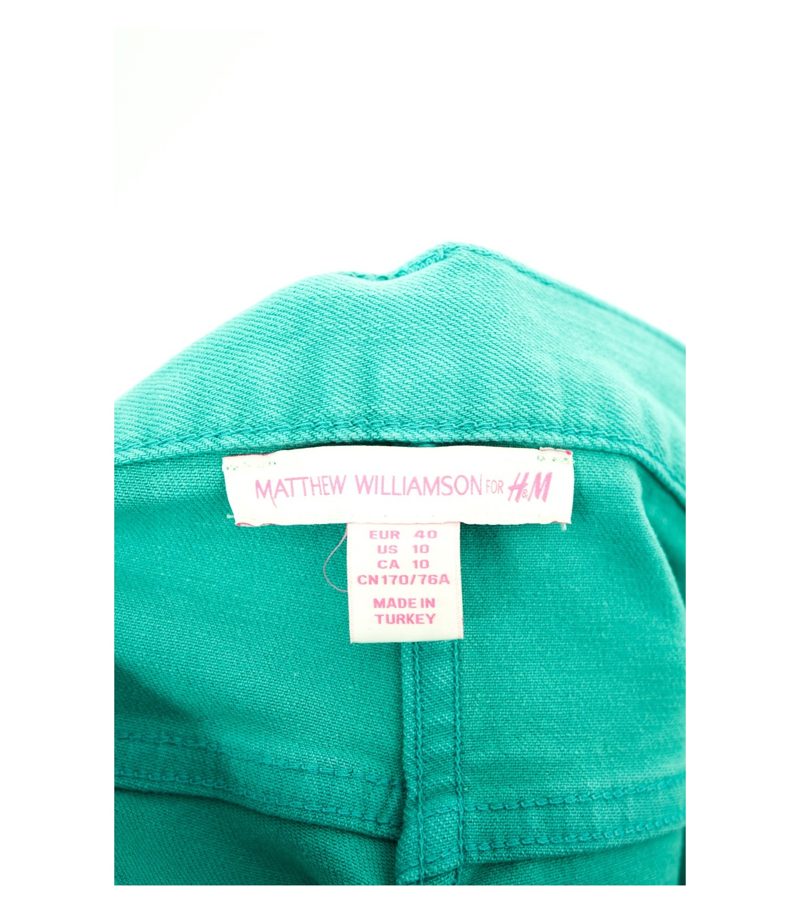 MATTHEW WILLIAMSON FOR H&M Damen Jeans Pant Gr. 40 Sommerhose Baumwollhose Denim – Foto 4