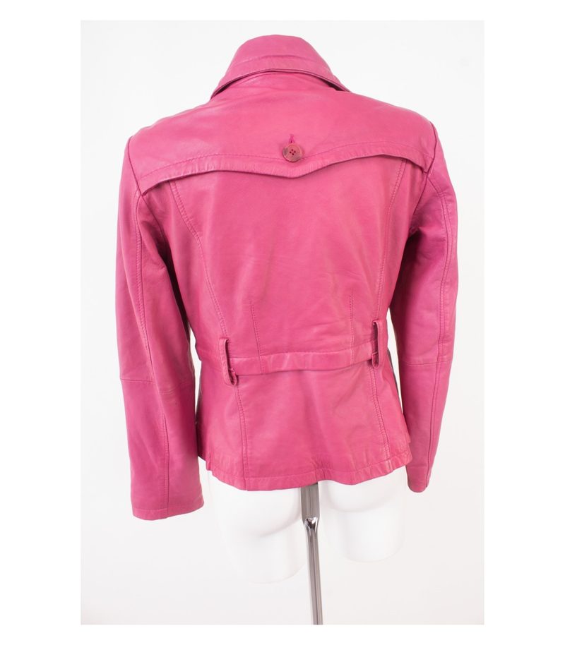 SNAP SHOT Damen Lederjacke Kurzjacke Gr. DE 34 Leder – Foto 2