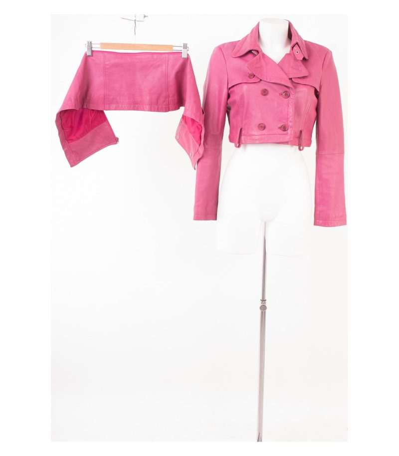 SNAP SHOT Damen Lederjacke Kurzjacke Gr. DE 34 Leder – Foto 3