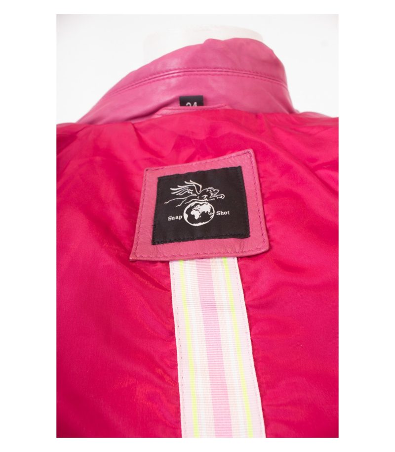 SNAP SHOT Damen Lederjacke Kurzjacke Gr. DE 34 Leder – Foto 9