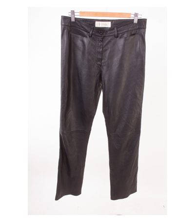 trendzone Damen Hose Lderhose Gr. DE 38 Schwarz Leder
