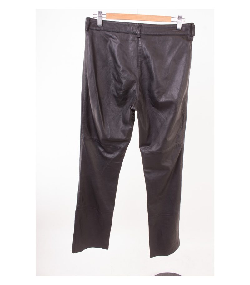 trendzone Damen Hose Lderhose Gr. DE 38 Schwarz Leder – Foto 2