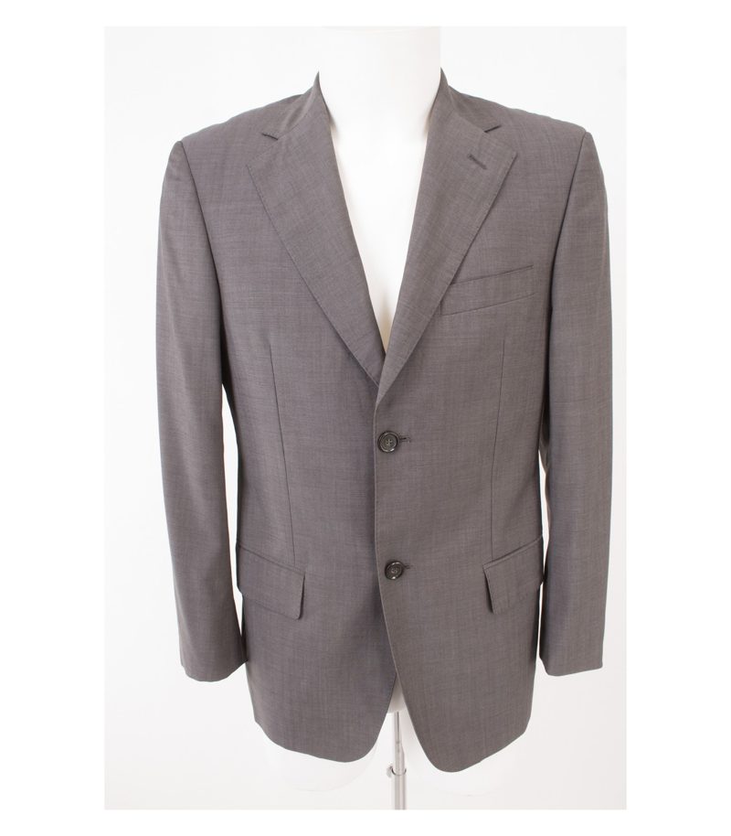 LOUIS VUITTON Herren Sakko Reine Gr. 44 Drop 8/R Grau Wolle – Foto 1