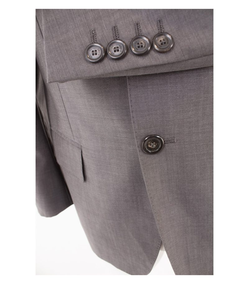 LOUIS VUITTON Herren Sakko Reine Gr. 44 Drop 8/R Grau Wolle – Foto 5