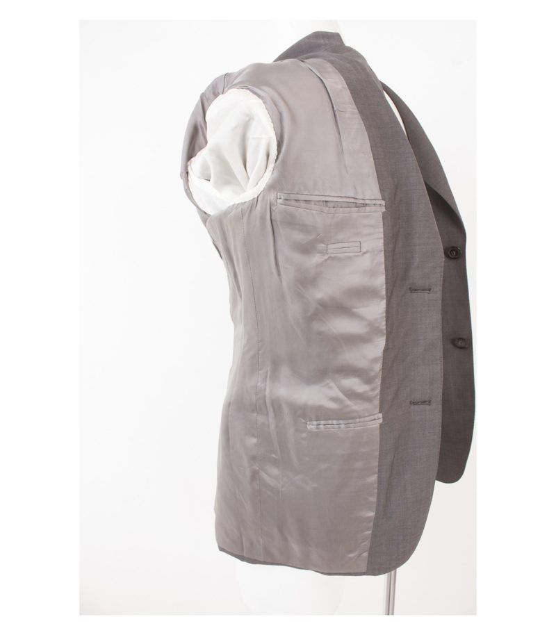 LOUIS VUITTON Herren Sakko Reine Gr. 44 Drop 8/R Grau Wolle – Foto 8
