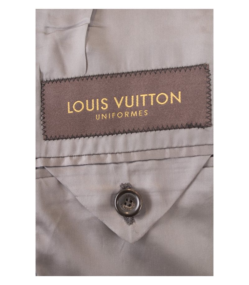 LOUIS VUITTON Herren Sakko Reine Gr. 44 Drop 8/R Grau Wolle – Foto 10