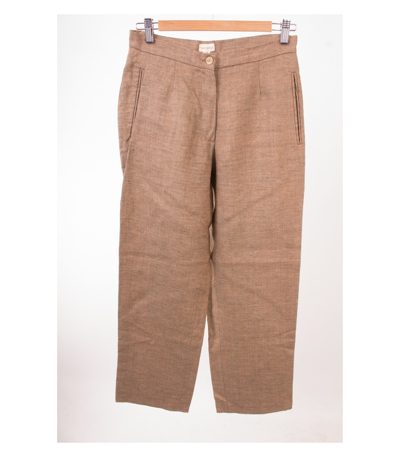 hess natur Damen Hose Gr. DE 38 Mehrfarbig Leinen
