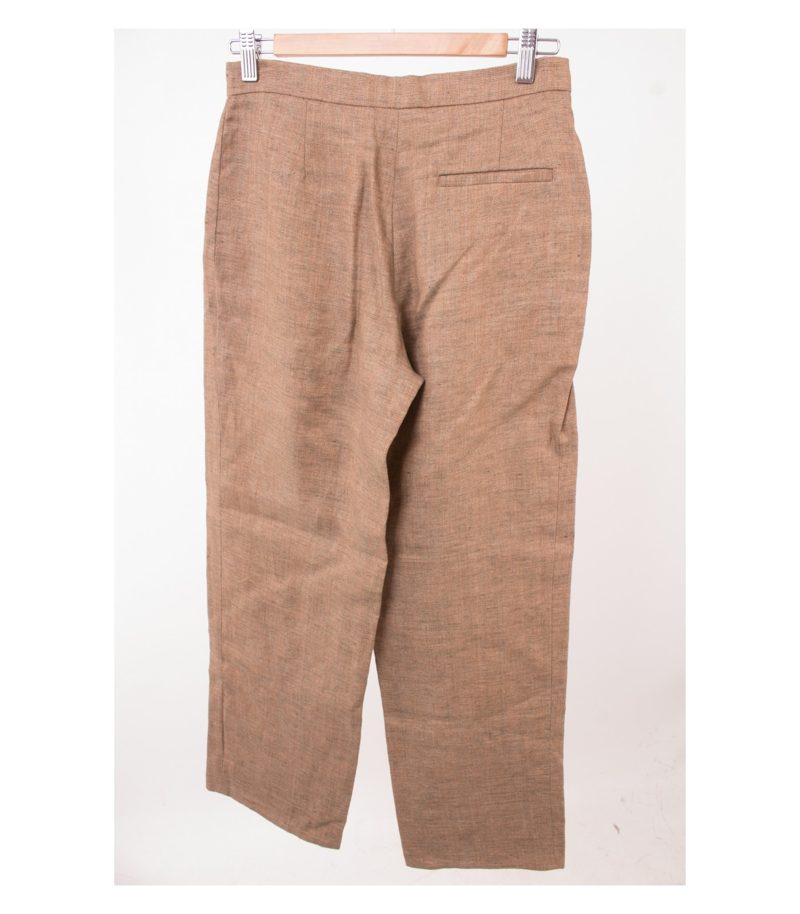hess natur Damen Hose Gr. DE 38 Mehrfarbig Leinen – Foto 2