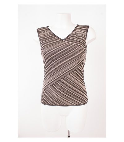 ESCADA Damen Top Gr. DE 34 Glänzend Mehrfarbig