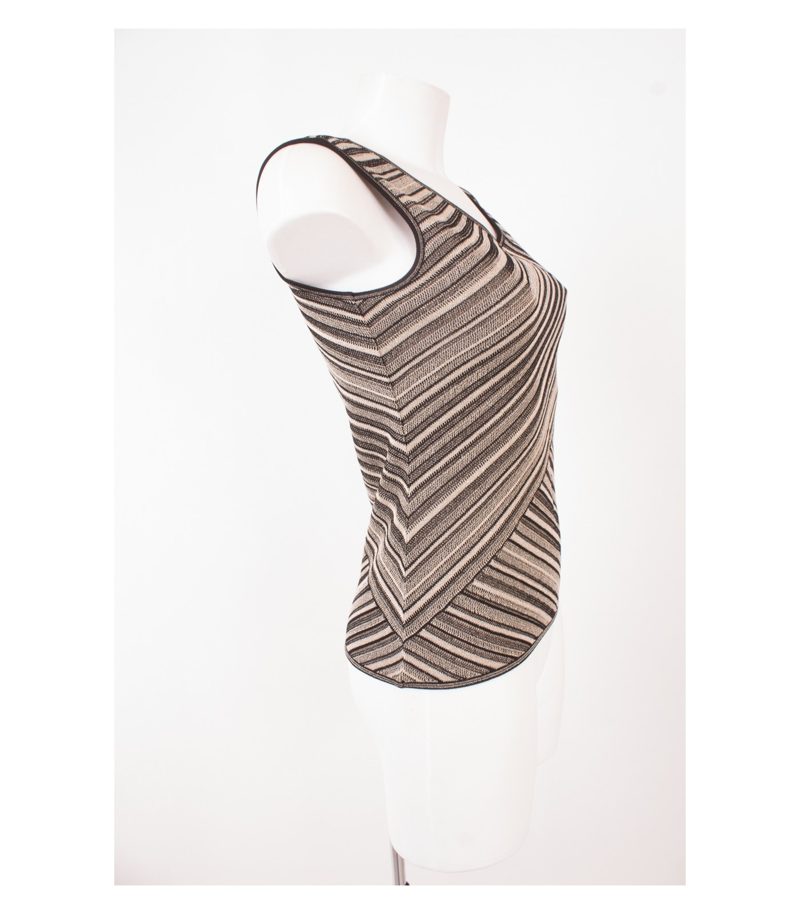 ESCADA Damen Top Gr. DE 34 Glänzend Mehrfarbig – Foto 3