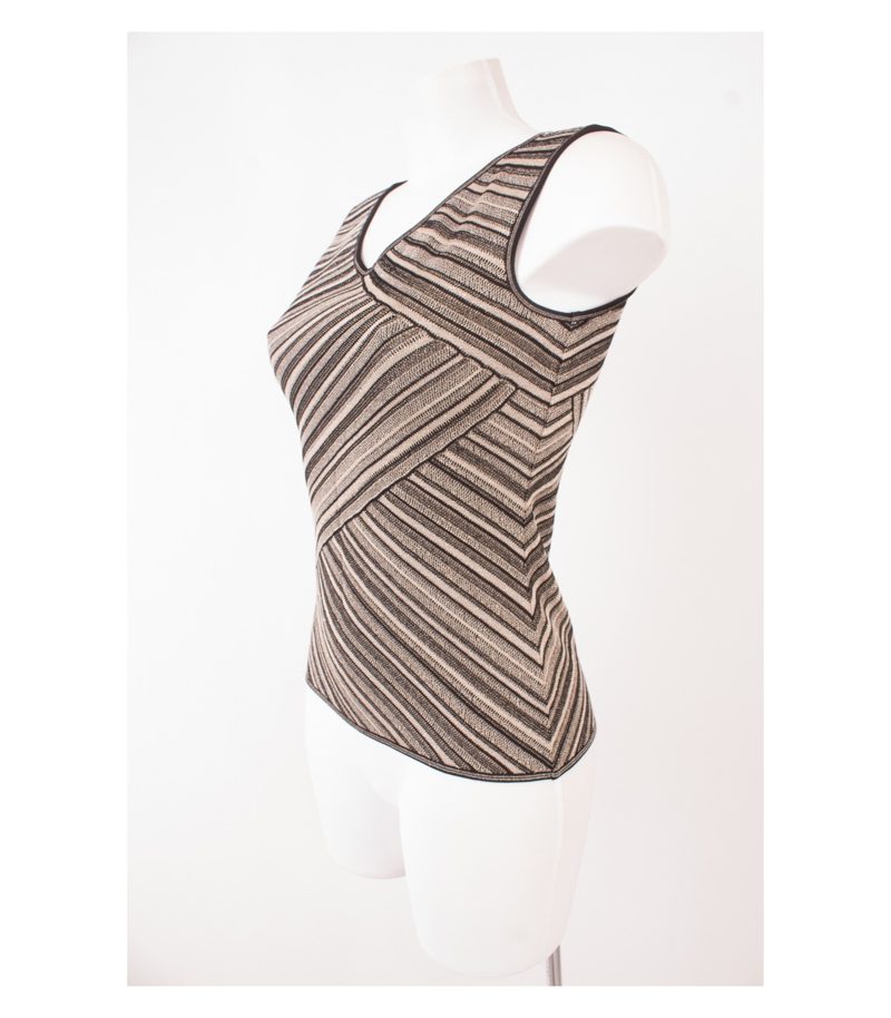 ESCADA Damen Top Gr. DE 34 Glänzend Mehrfarbig – Foto 4