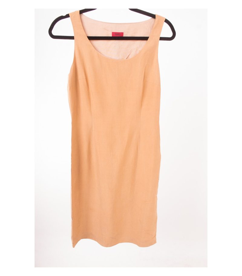 HUGO BOSS Damen Kleid Sommerkleid KITTY 585 Gr. DE 36 Reine Seide – Foto 1