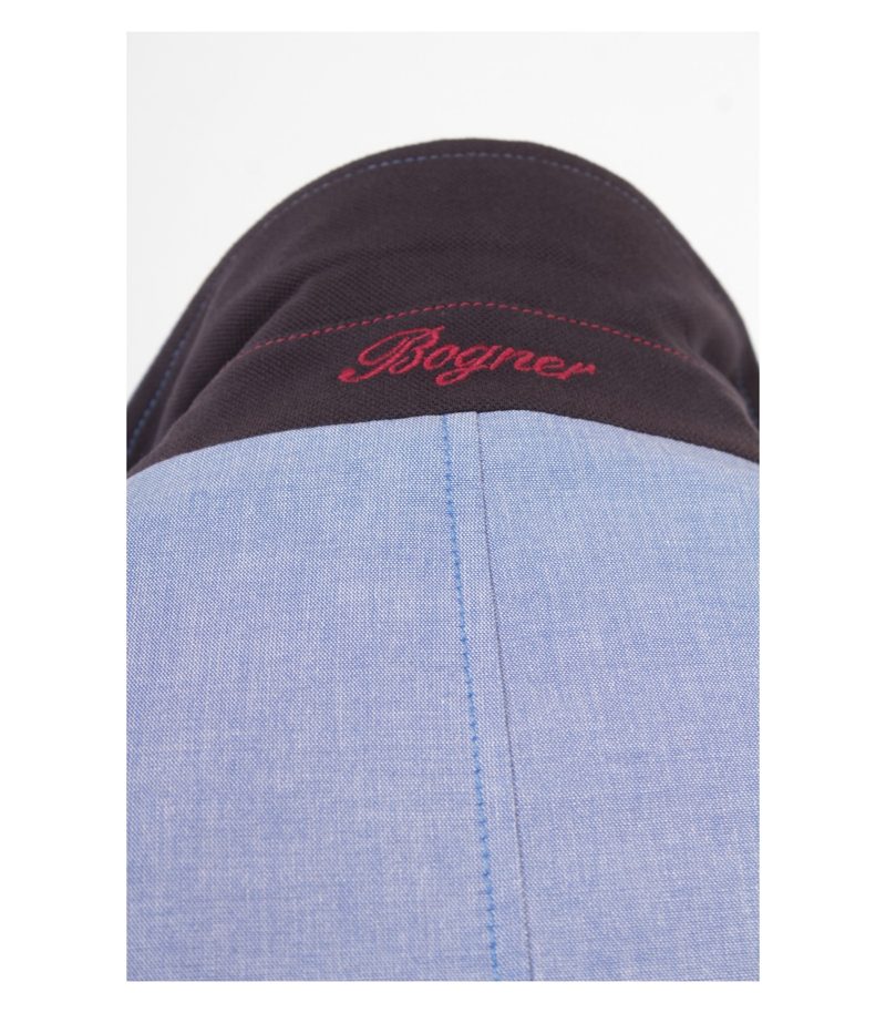 BOGNER Herren Sakko Gr. 46 Blau Baumwolle Neu – Foto 5