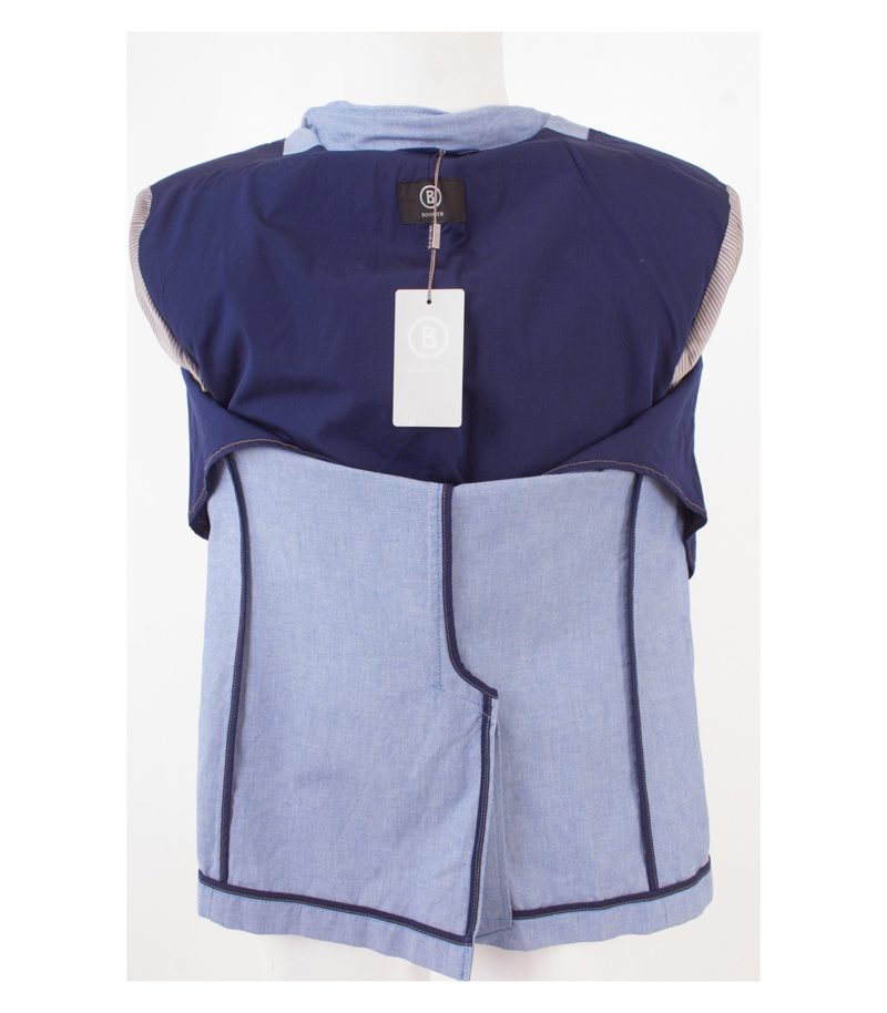 BOGNER Herren Sakko Gr. 46 Blau Baumwolle Neu – Foto 7