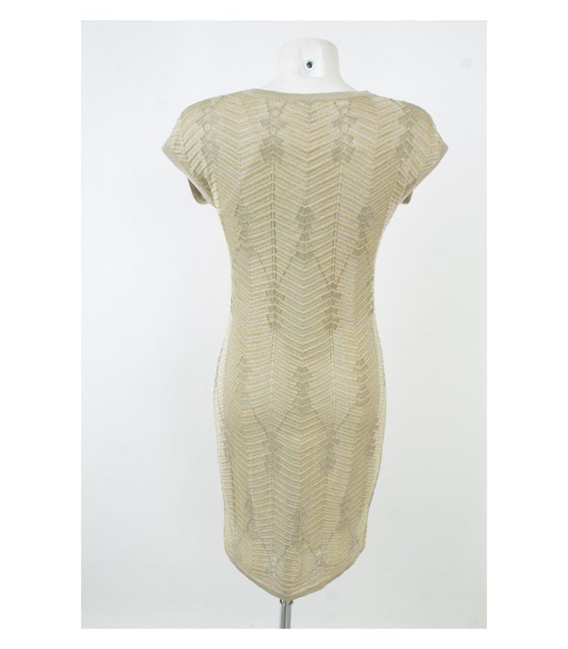 MISSONI Damen Kleid Glänzend Gr. IT 44 DE 38 Mehrfarbig – Foto 4