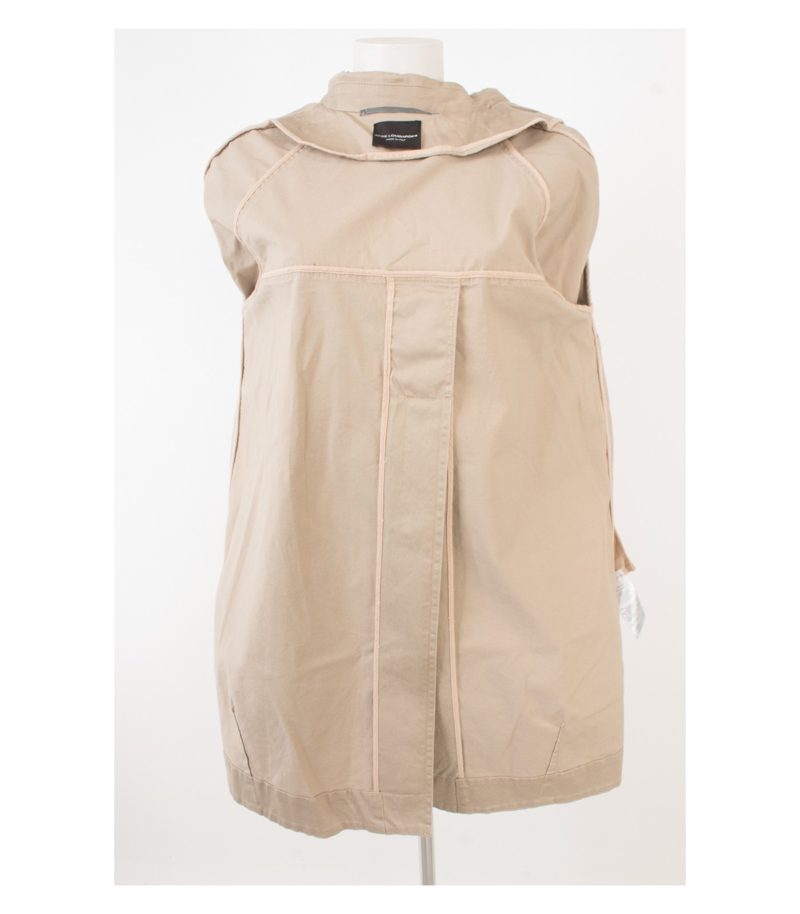 ATOS LOMBARDINI Damen Mantel Jeansmantel 7/8-Ärmel Gr. IT 44 DE 38 Beige – Foto 7