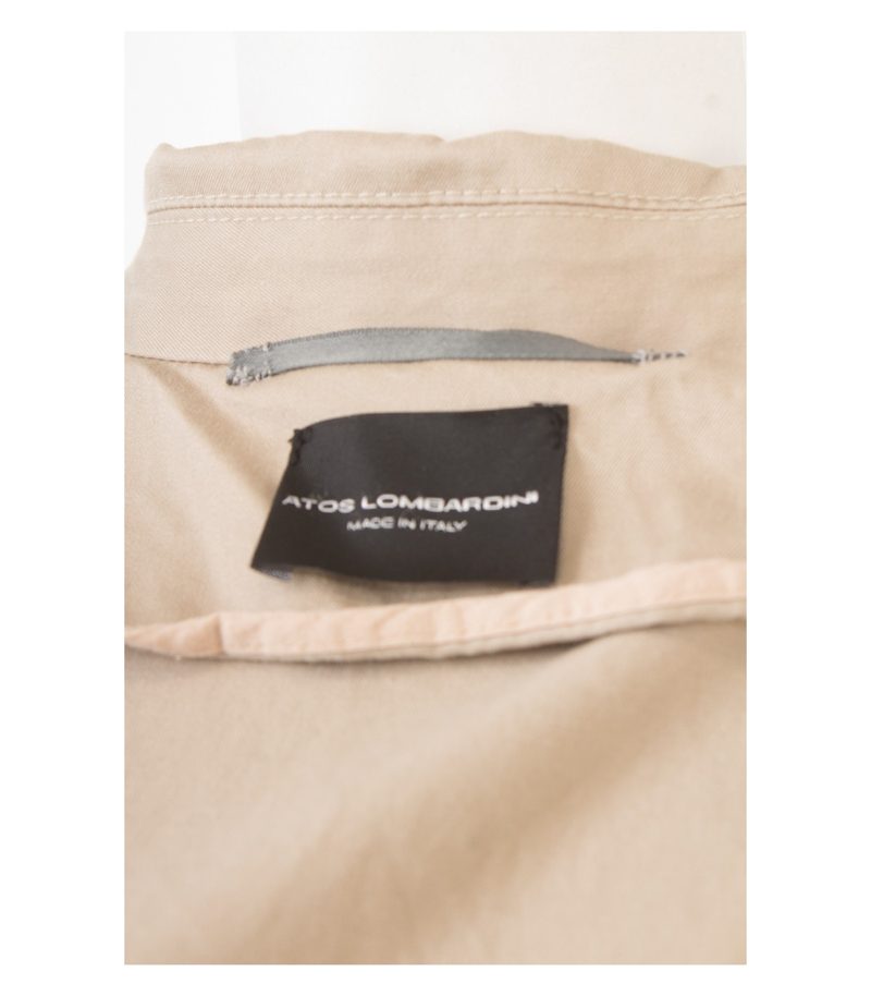 ATOS LOMBARDINI Damen Mantel Jeansmantel 7/8-Ärmel Gr. IT 44 DE 38 Beige – Foto 8