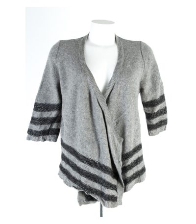 James Lakeland Damen Strickjacke Cardigan Asymmetrisch Gr. 38 Kaschmir Strick