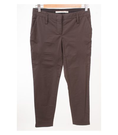 SCHUMACHER Damen Hose Caprihose Gr. 1=DE 34 Braun