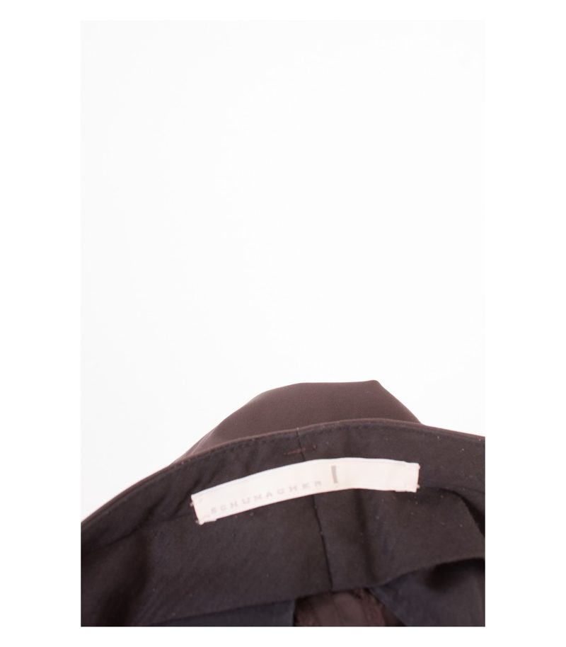 SCHUMACHER Damen Hose Caprihose Gr. 1=DE 34 Braun – Foto 4