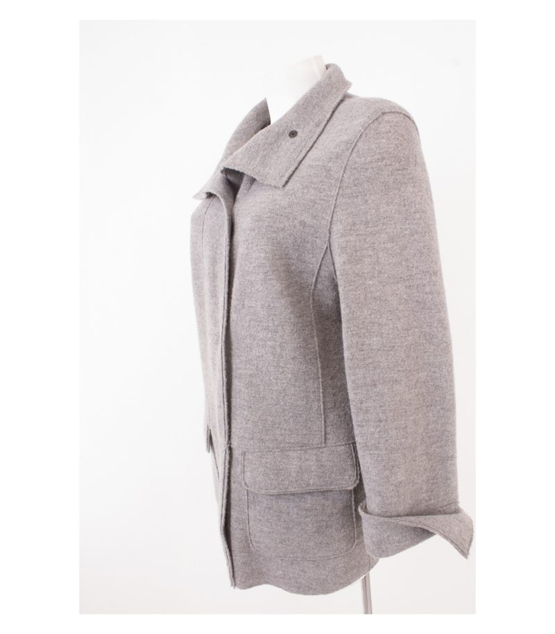 FUCHS SCHMITT Damen Jacke Wolljacke Gr. DE 36 Grau – Foto 4