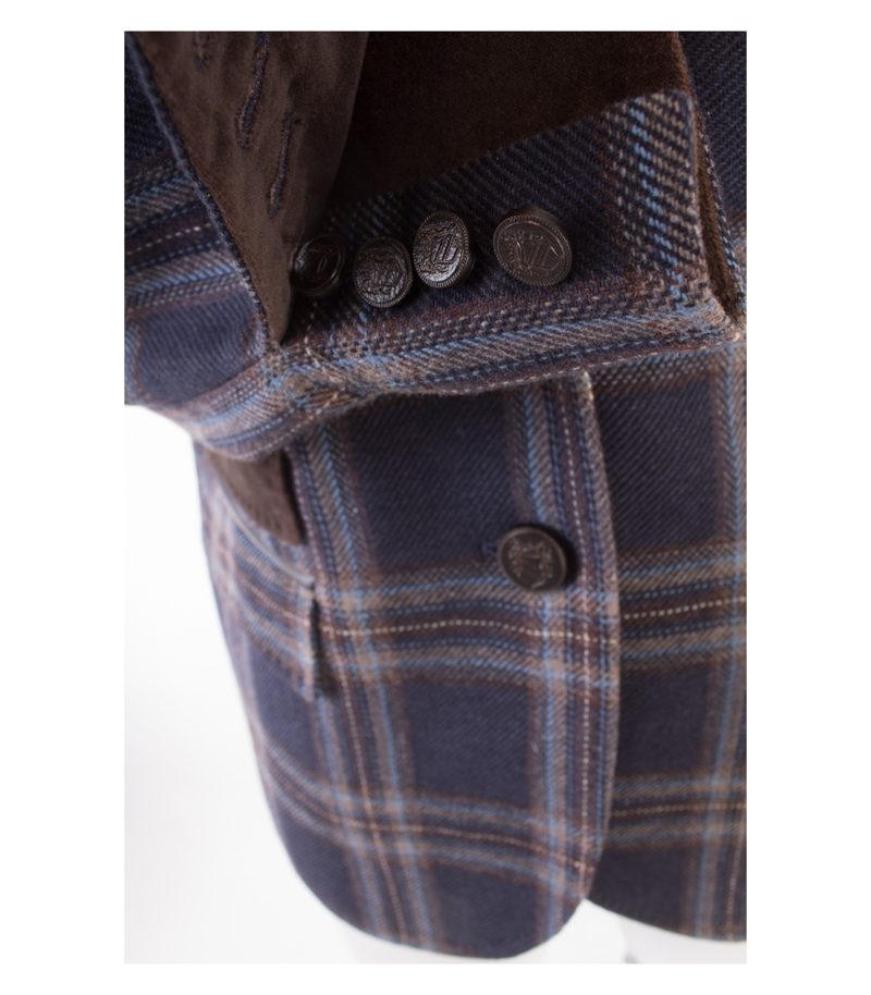 Peter Hahn Damen Blazer Gr. DE 44 Mehrfarbig Wolle – Foto 5