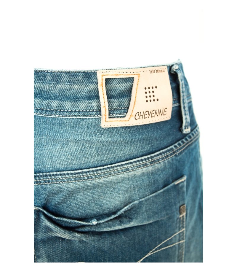 CHEYENNE Herren Jeans Tapered Gr. 32 Denim NEU – Foto 3