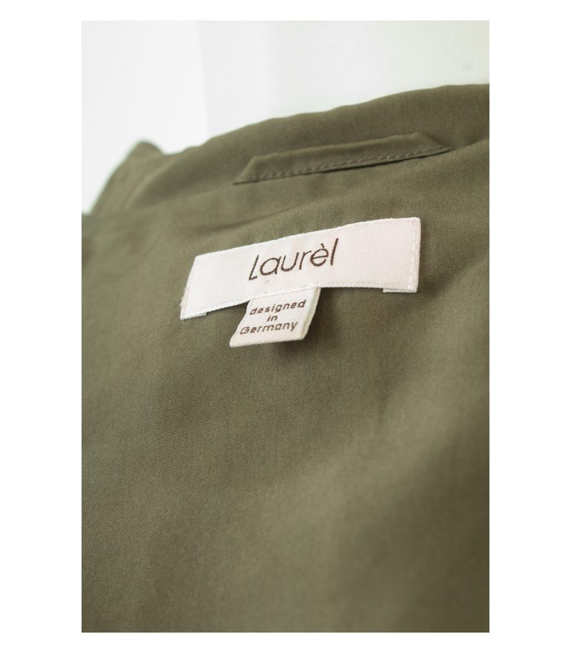 LAUREL Damen Sommerjacke Blazer Khakigrün Gr. DE 38 Reine Seide – Foto 7