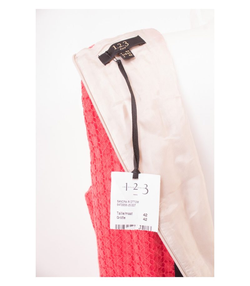 1.2.3 Un Deux Trois Damen Kleid Sommerkleid Gr.DE42 Mehrfarbig Viskose Baumwolle – Foto 5