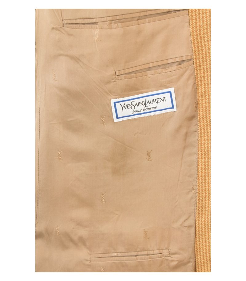 Yves Saint Laurent Herren Sakko Gr, 54 Mehrfarbig Seide – Foto 6