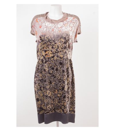 ETRO Damen Kleid Gr. IT 48 DE 42 Mehrfarbig Viskose Seide