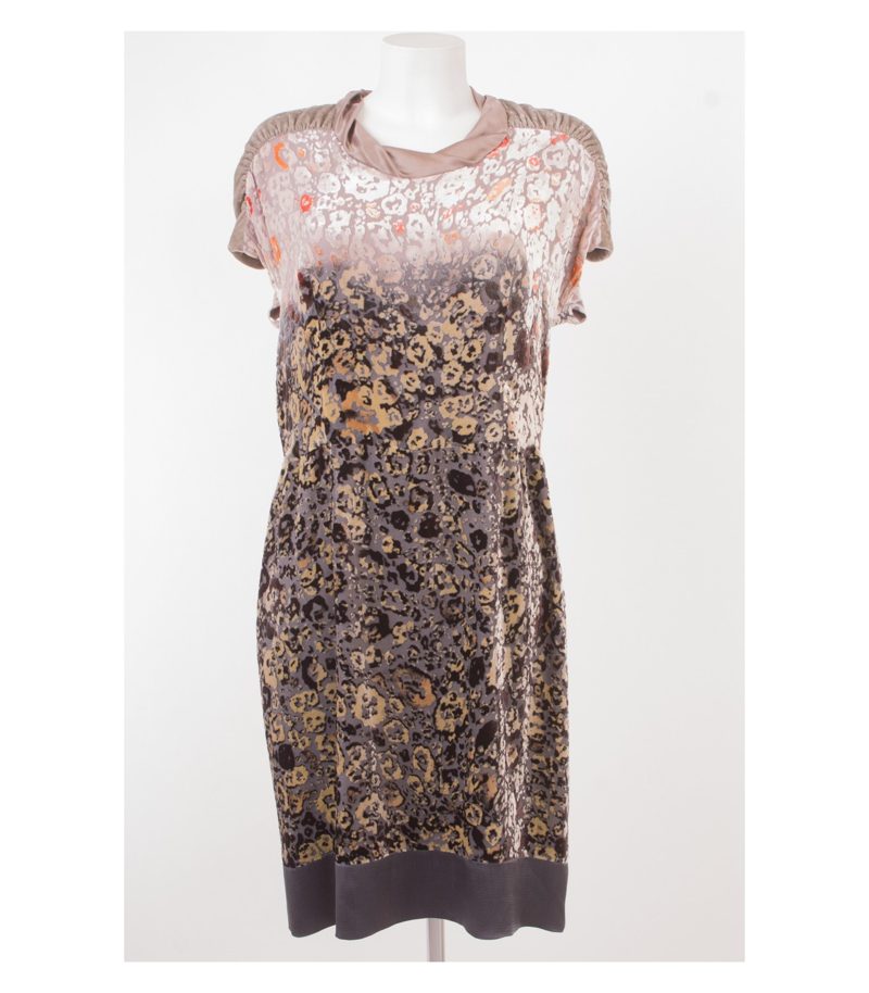 ETRO Damen Kleid Gr. IT 48 DE 42 Mehrfarbig Viskose Seide – Foto 1