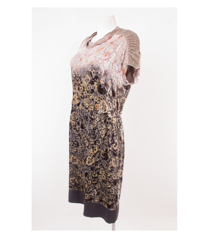ETRO Damen Kleid Gr. IT 48 DE 42 Mehrfarbig Viskose Seide – Foto 3