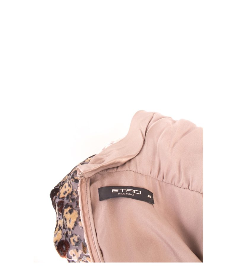 ETRO Damen Kleid Gr. IT 48 DE 42 Mehrfarbig Viskose Seide – Foto 6