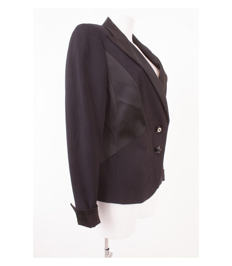 MARINA RINALDI Damen Smoking - Blazer Gr. DE 21 Schwarz – Foto 3