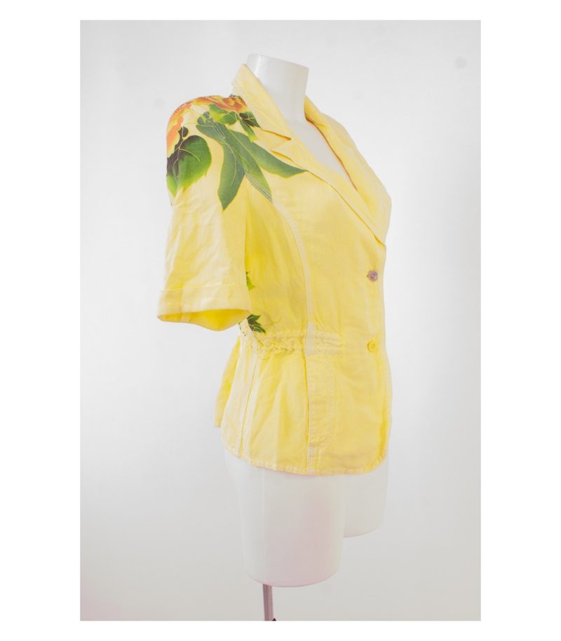 CLOSED Damen Blazer Sommer Gr. M Mehrfarbig Leinen Viskose – Foto 2
