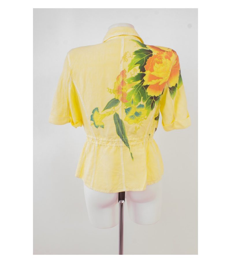 CLOSED Damen Blazer Sommer Gr. M Mehrfarbig Leinen Viskose – Foto 4