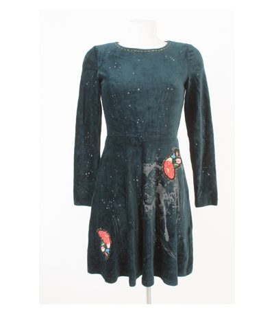 Angels Never Die Damen Kleid Kordkleid Gr. 1 (S) Mehrfarbig Neu