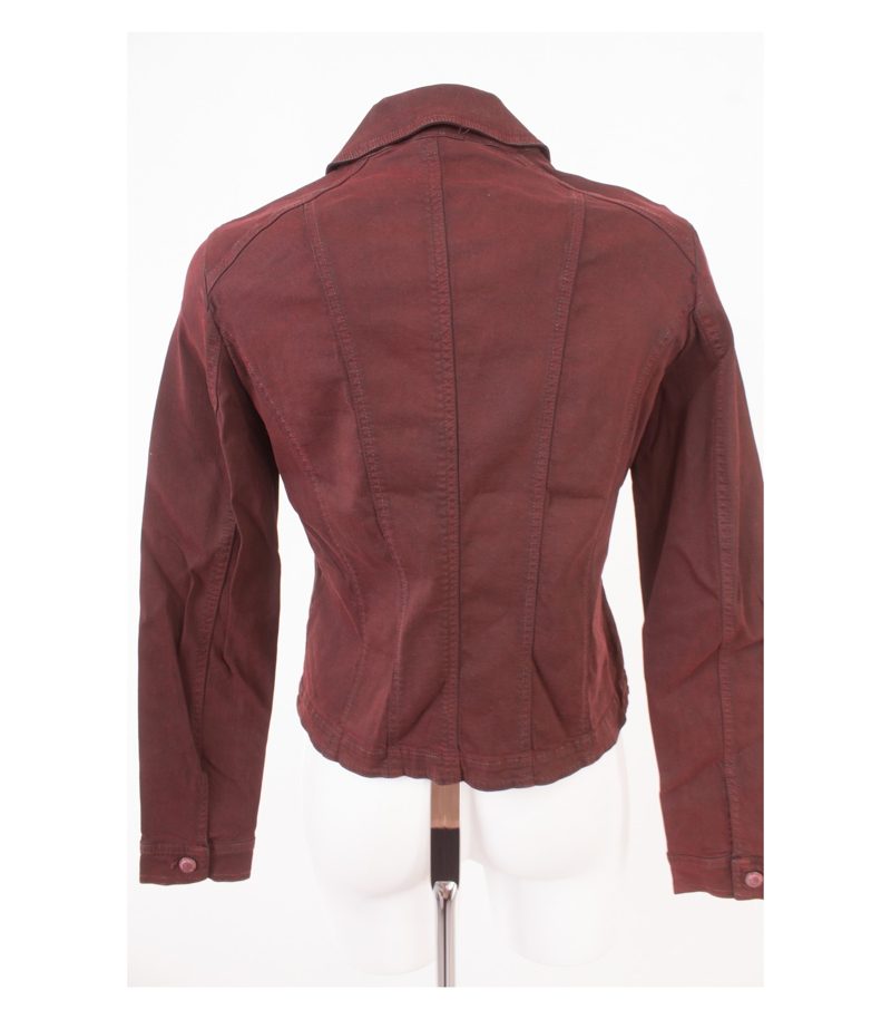 Angels Never Die Damen Jacke Jeansjacke Schwarzrot Gr. 1 (S) Baumwolle Neu – Foto 4