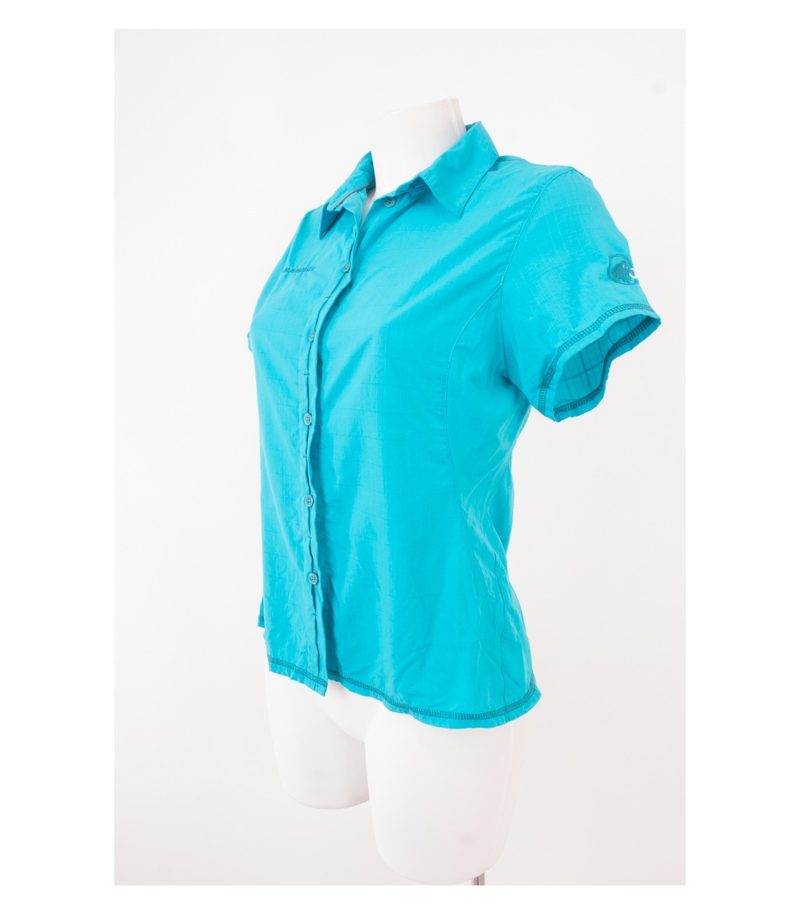 MAMMUT Damen Bluse Freizeitbluse Gr. M Blau – Foto 2